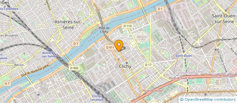 localisation de l'entreprise 2K AUTOS à CLICHY