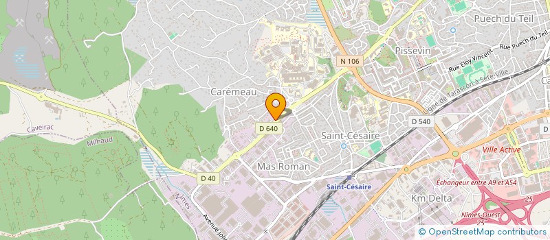 localisation de l'entreprise 2K ELEC  NIMES