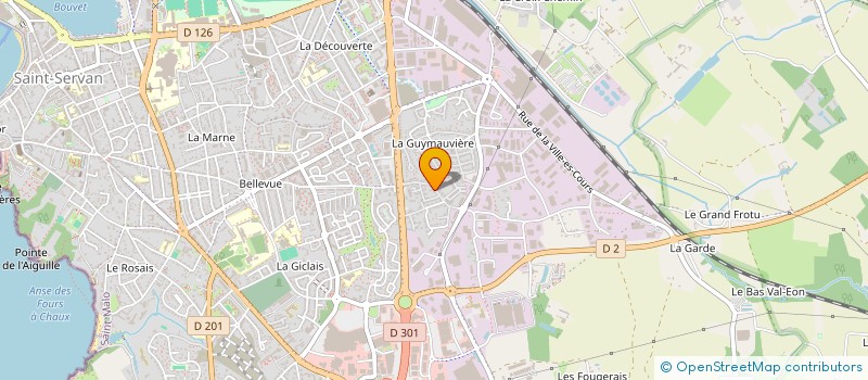 localisation de l'entreprise 2K FINANCES à SAINT-MALO
