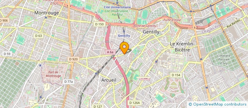 localisation de l'entreprise 2K PARE BRISE à GENTILLY
