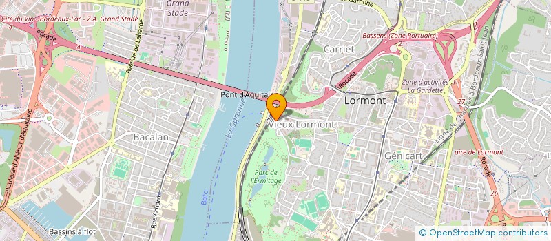 localisation de l'entreprise 2K PLOMBERIE  LORMONT