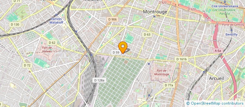 localisation de l'entreprise 2K SERVICES D'AIDE A LA PERSONNE à MONTROUGE