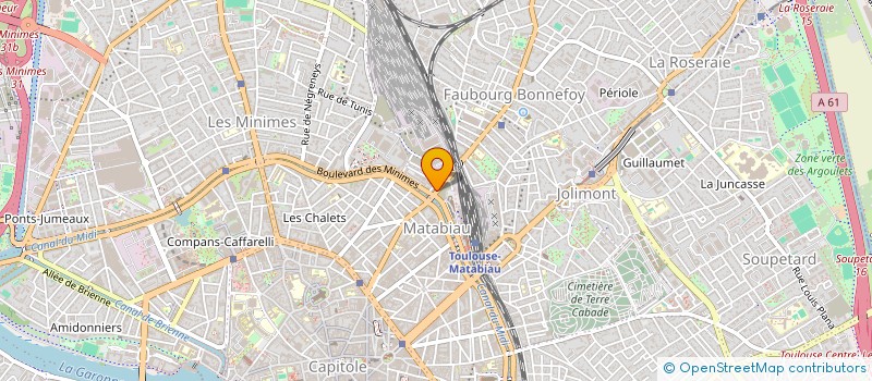 localisation de l'entreprise 2KC PEINTURE à TOULOUSE