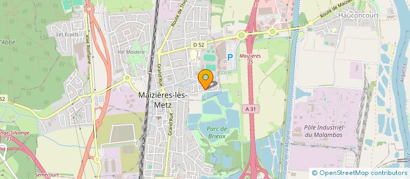 localisation de l'entreprise 2KDANCE  MAIZIERES-LES-METZ