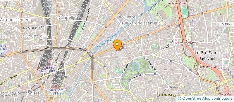 localisation de l'entreprise 2KJ SERVICES à PARIS