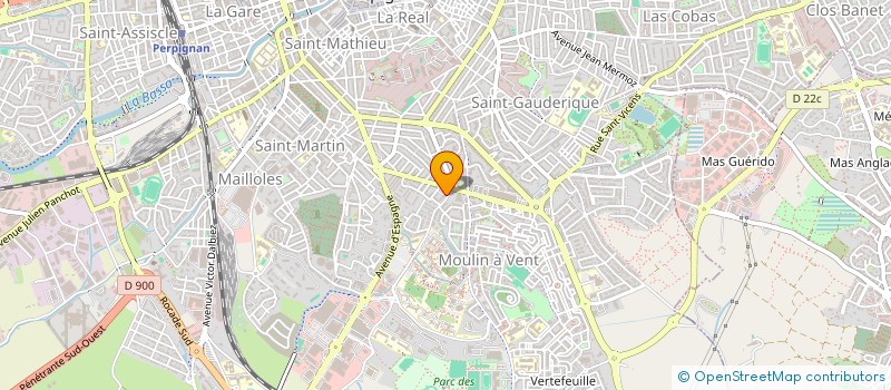 localisation de l'entreprise 2KL NETTOYAGE à PERPIGNAN