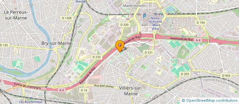 localisation de l'entreprise 2KM TRANSPORT  VILLIERS-SUR-MARNE