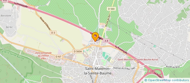 localisation de l'entreprise 2KP  SAINT-MAXIMIN-LA-SAINTE-BAUME