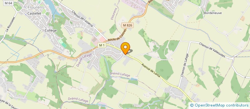 localisation de l'entreprise 2KPRO  DREMIL-LAFAGE