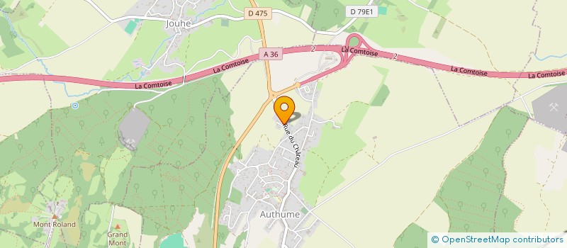 localisation de l'entreprise 2KSC39  AUTHUME