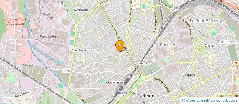 localisation de l'entreprise 2KT CAB DRIVER  REIMS