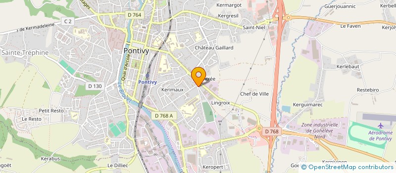 localisation de l'entreprise 2L 2B  PONTIVY