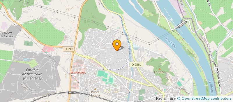 localisation de l'entreprise 2L  BEAUCAIRE