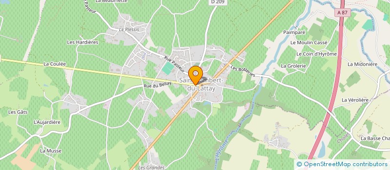 localisation de l'entreprise 2L  BEAULIEU-SUR-LAYON