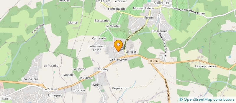 localisation de l'entreprise 2L  SALLEBUF