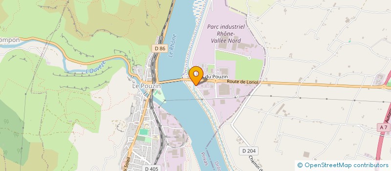 localisation de l'entreprise 2L  LE POUZIN