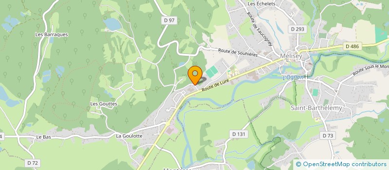 localisation de l'entreprise 2L  MELISEY