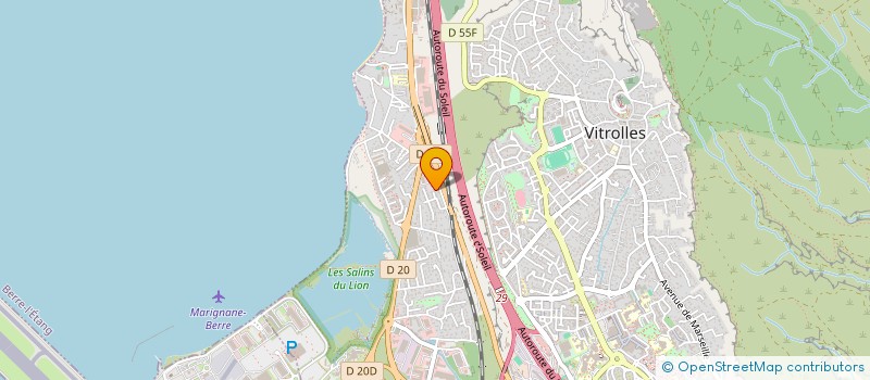 localisation de l'entreprise 2L  VITROLLES