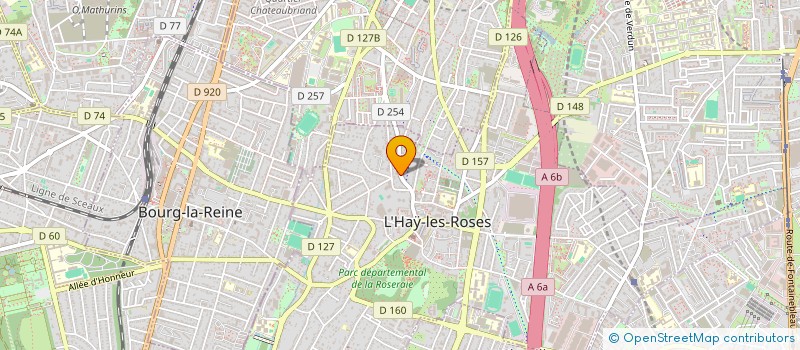 localisation de l'entreprise 2L ACCOMPAGNEMENT  L'HAY-LES-ROSES