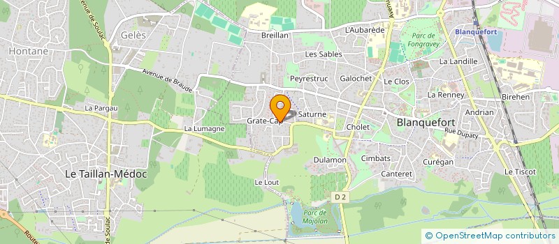 localisation de l'entreprise 2L ACT à BLANQUEFORT