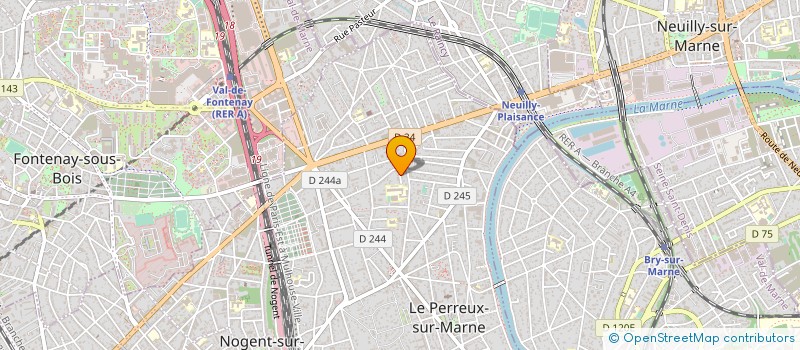 localisation de l'entreprise 2L BOISSONS  LE PERREUX-SUR-MARNE