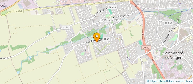 localisation de l'entreprise 2L GESTION  LA RIVIERE-DE-CORPS