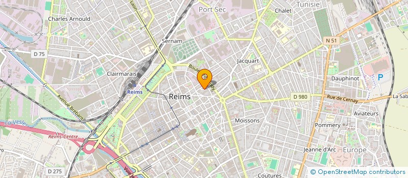 localisation de l'entreprise 2L IMMO  REIMS