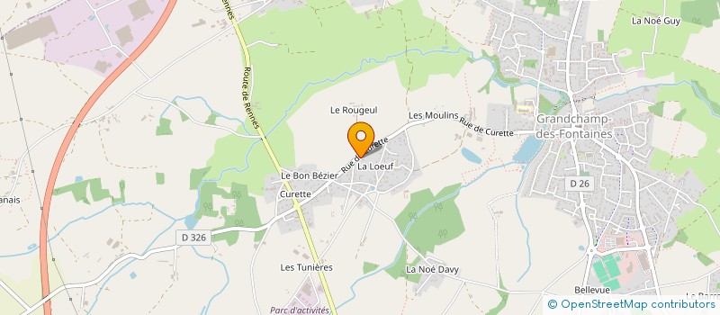 localisation de l'entreprise 2L IMMO  GRANDCHAMP-DES-FONTAINES