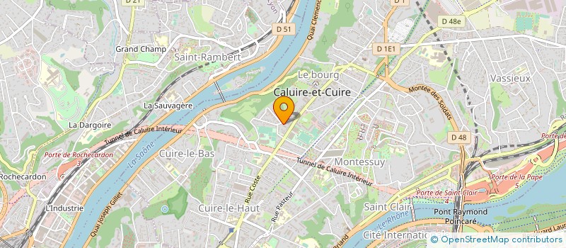 localisation de l'entreprise 2L IMMOBILIER  CALUIRE-ET-CUIRE