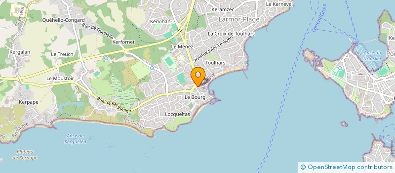 localisation de l'entreprise 2L INVEST à LARMOR-PLAGE