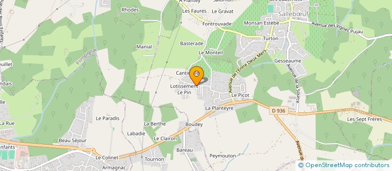 localisation de l'entreprise 2L INVEST  SALLEBUF