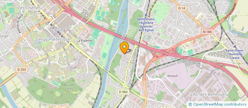 localisation de l'entreprise 2L&LNG  ERAGNY