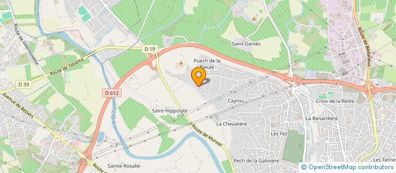 localisation de l'entreprise 2L MENUISERIE  BEZIERS