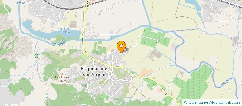localisation de l'entreprise 2L ORTHO à ROQUEBRUNE-SUR-ARGENS