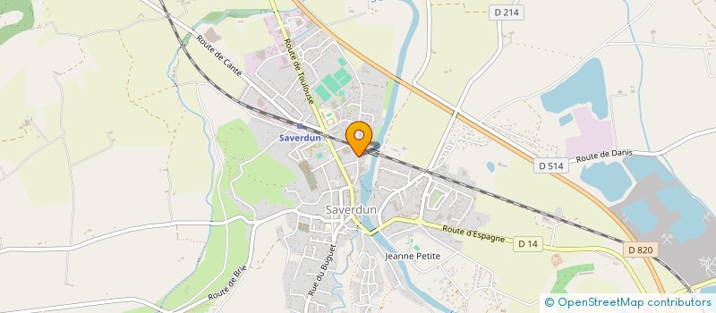 localisation de l'entreprise 2L PARTICIPATIONS à SAVERDUN