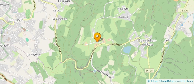 localisation de l'entreprise 2L PLOMBERIE CHAUFFAGE SANITAIRE  LA SURE EN CHARTREUSE