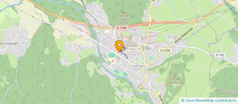 localisation de l'entreprise 2L PNEUS à FAVERGES-SEYTHENEX