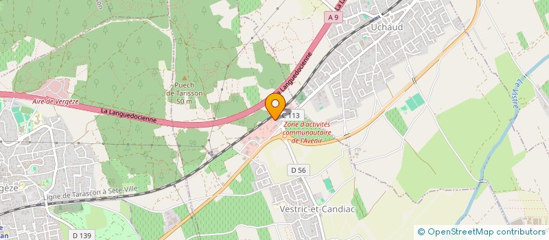 localisation de l'entreprise 2L-R  VESTRIC-ET-CANDIAC