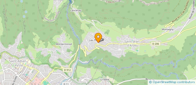 localisation de l'entreprise 2L SAVOIE TP  SAINT-JEAN-D'ARVEY