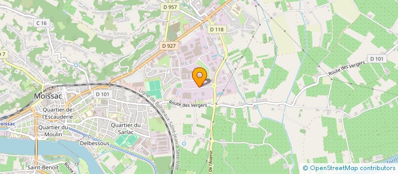 localisation de l'entreprise 2L2C  MOISSAC