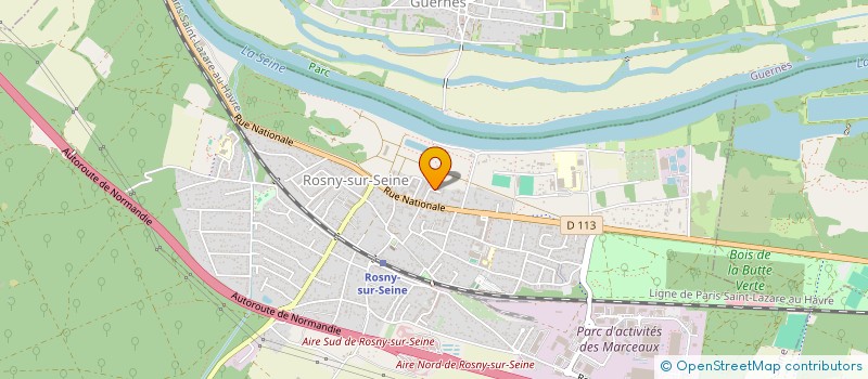 localisation de l'entreprise 2L2M  ROSNY-SUR-SEINE