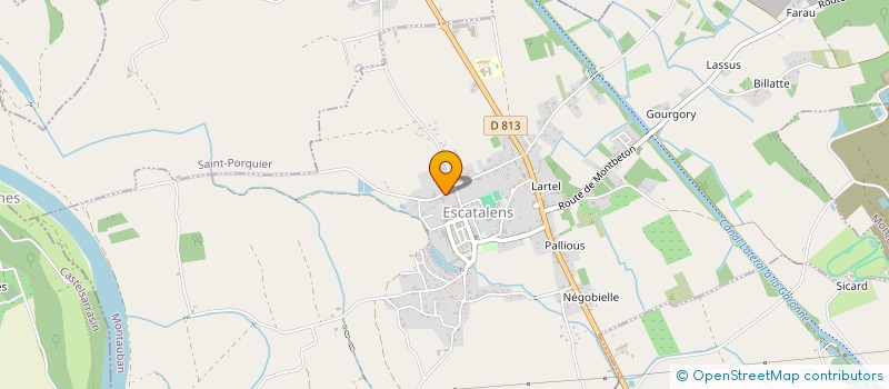 localisation de l'entreprise 2L2P  ESCATALENS