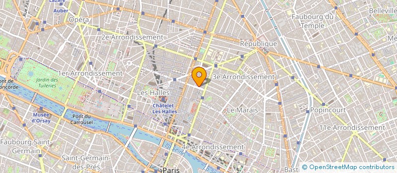 localisation de l'entreprise 2L68 GRAVILLIERS  PARIS