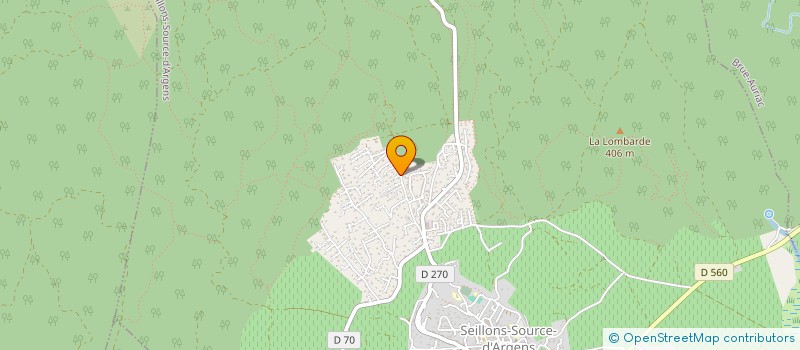 localisation de l'entreprise 2LA CLIM ALU  SEILLONS-SOURCE-D'ARGENS