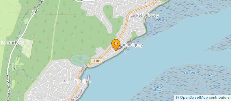 localisation de l'entreprise 2LAC2 à LEGE-CAP-FERRET