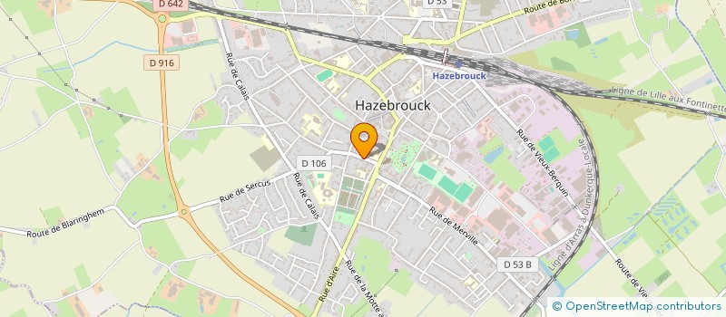 localisation de l'entreprise 2LB  HAZEBROUCK