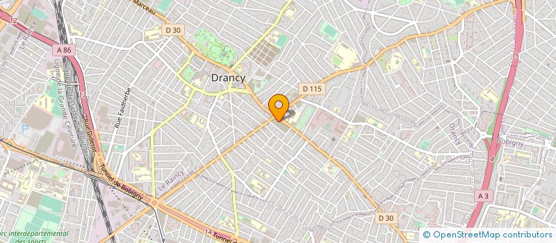 localisation de l'entreprise 2LB FOOD  DRANCY