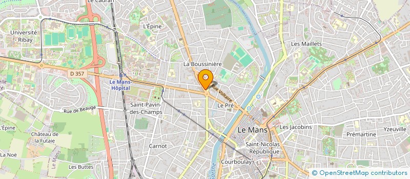 localisation de l'entreprise 2LB IMMOBILIER  LE MANS