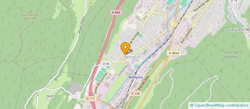 localisation de l'entreprise 2LC1 à BELLIGNAT