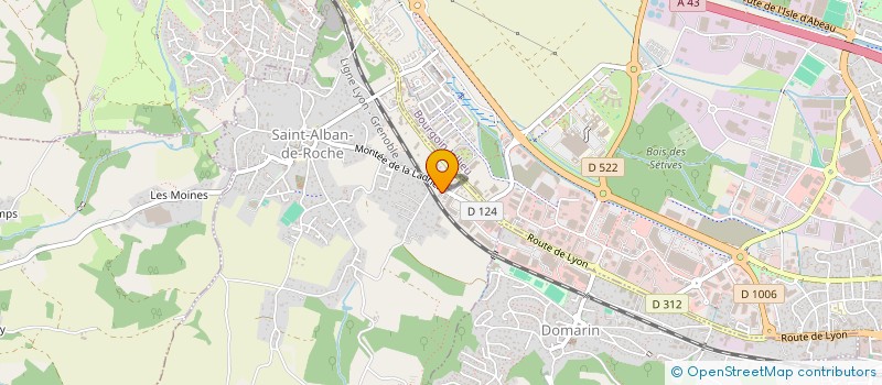 localisation de l'entreprise 2LD MECANIQUE  SAINT-ALBAN-DE-ROCHE